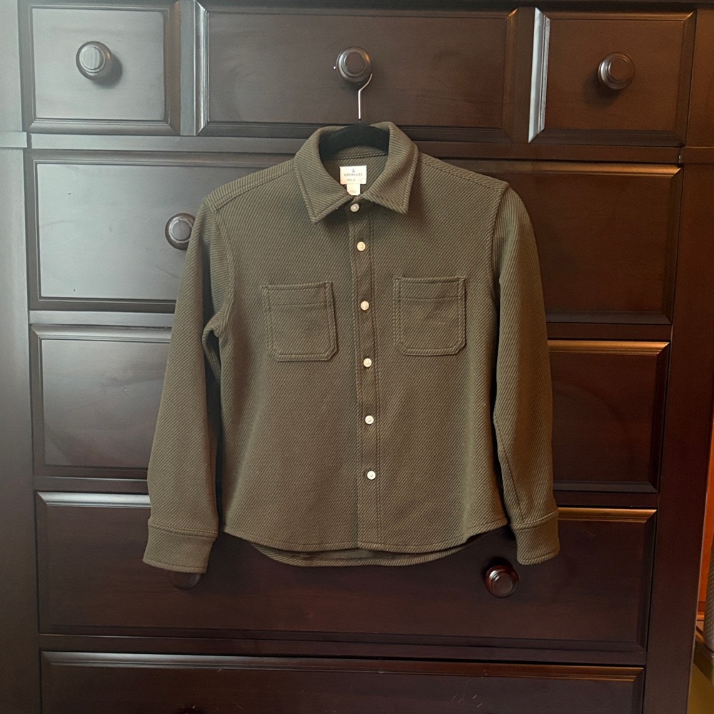 J. Crew Kids Green Button Down Shirt